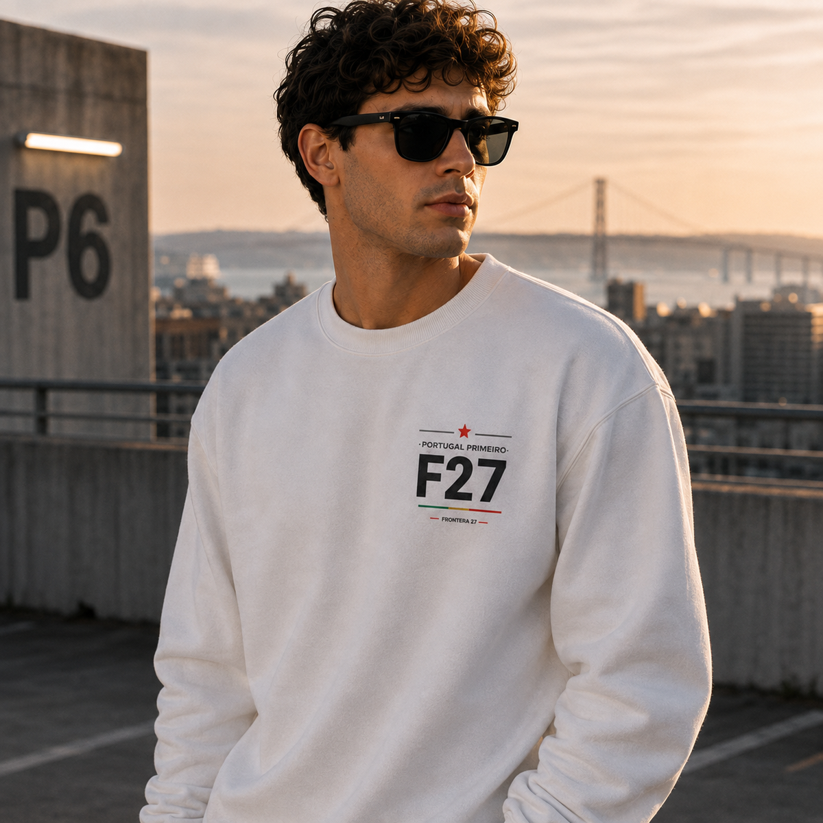 Sweatshirt Portugal Primeiro - Black Type Back Print