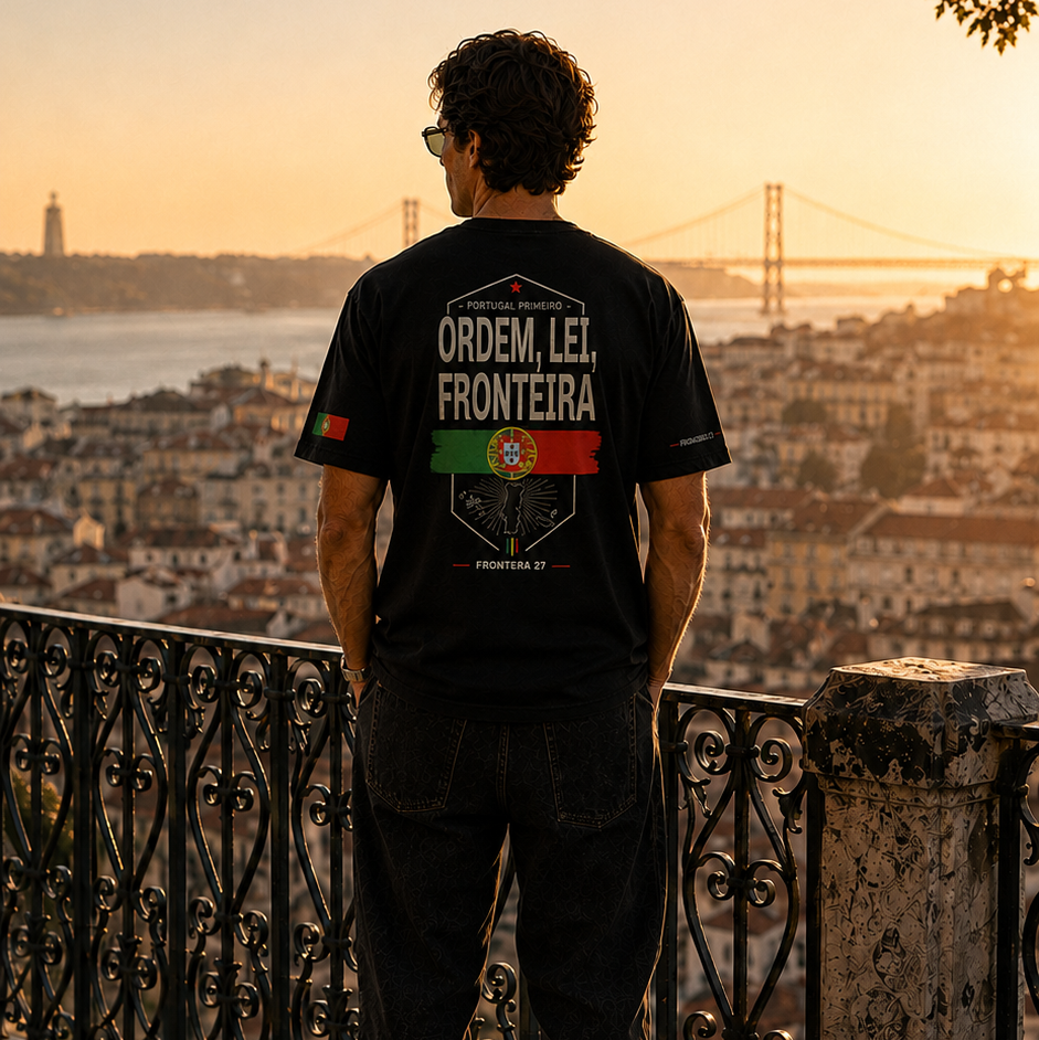 T-shirt Portugal Primeiro - Back Print