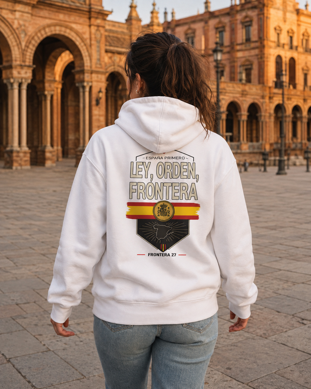 Hoodie España Primero - Back Print