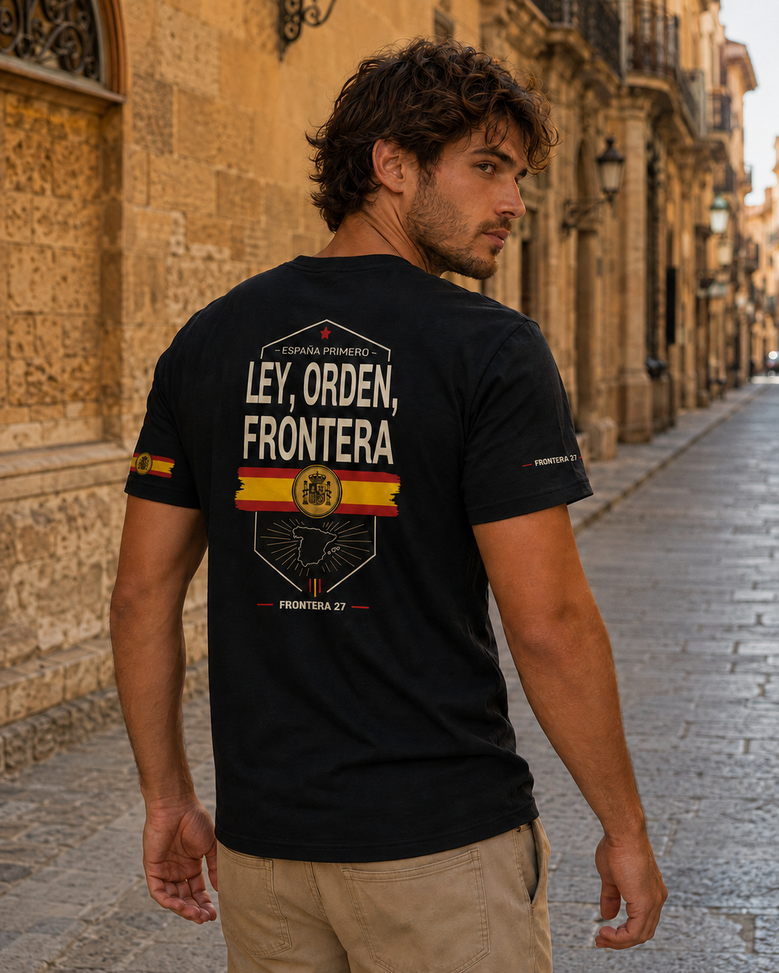 T-shirt España Primero - Back Print