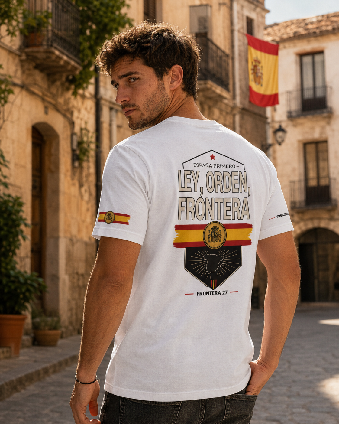 T-shirt España Primero - Back Print