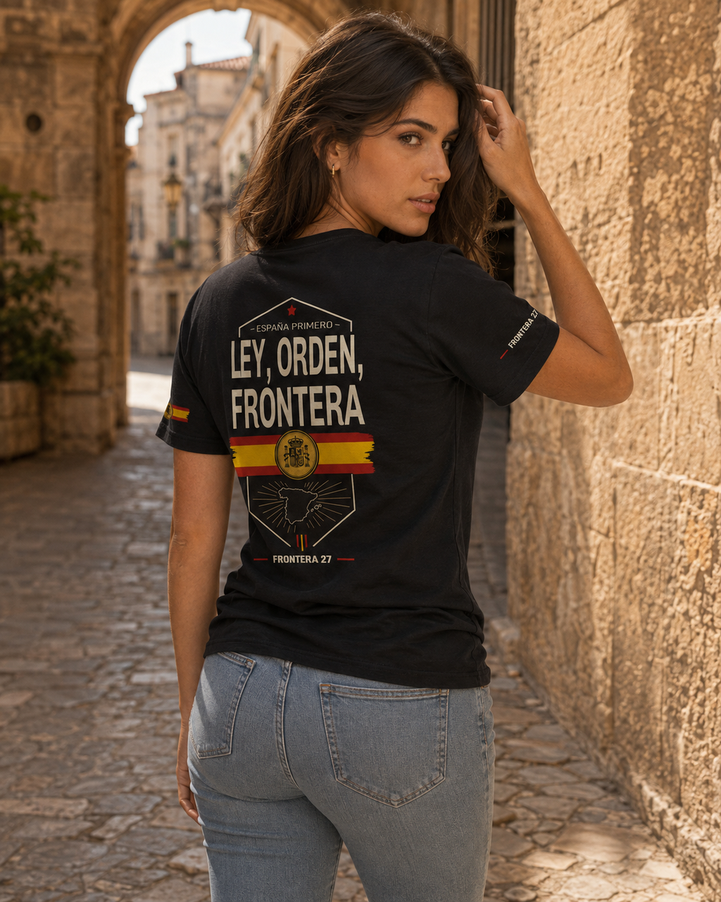 T-shirt España Primero - Back Print