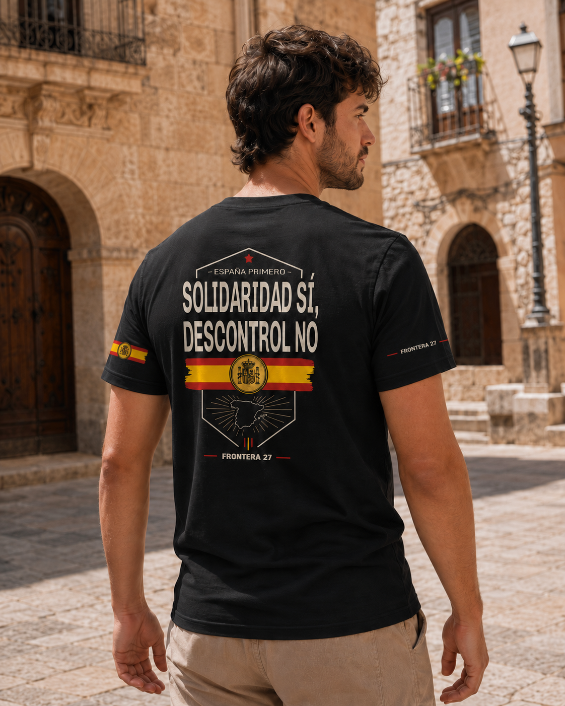 T-shirt España Primero - Back Print