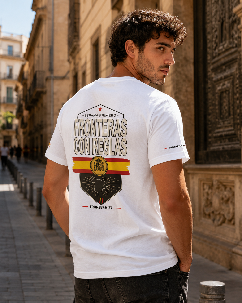 T-shirt España Primero - Back Print